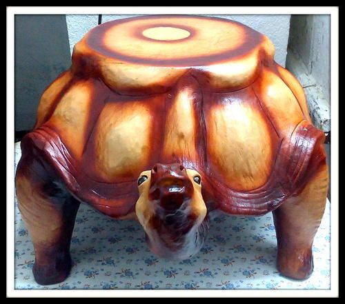 Leather Seating Stool 03