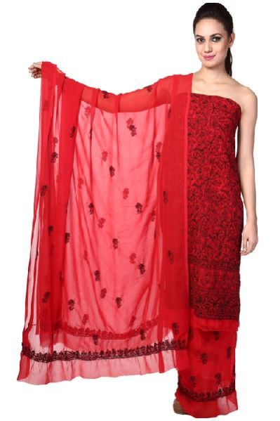 Lucknowi Suit Fabric (10175)