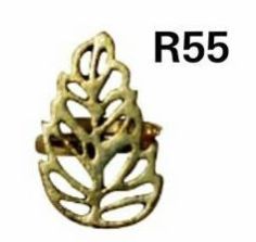 R55 Afghani Gold Plated Silver Ring