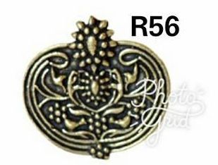 R56 Afghani Gold Plated Silver Ring