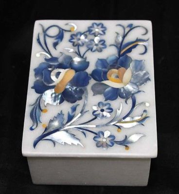 Marble Inlay Jewellery Box 02