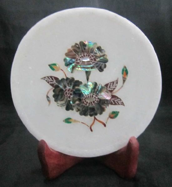 Marble Inlay Plates 06