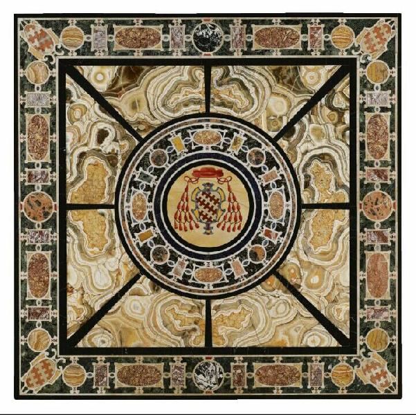 Marble Inlay Wall Panel 04