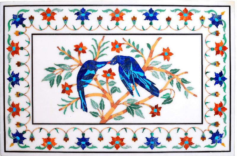 Marble Inlay Wall Panel 06