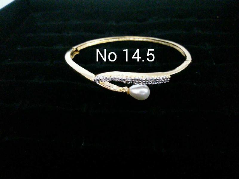 Brass American Diamond Ring (No. 14.5)