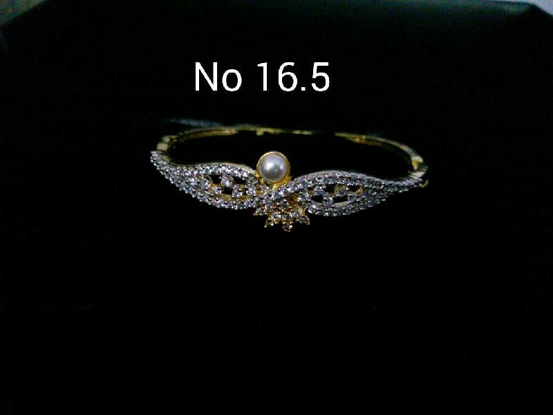 Brass American Diamond Ring (No. 16.5)