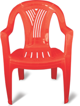 King Red Samruddhi Plastic Chair