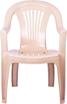 King High Black Samruddhi Plastic Chair