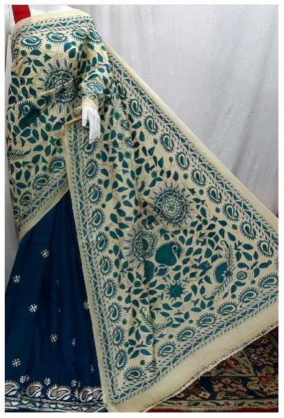 Kantha Stitch Saree 10