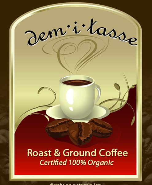 Certified Organic Roasted Coffee Powder