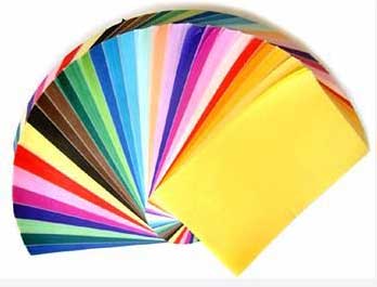 coloured tissue paper