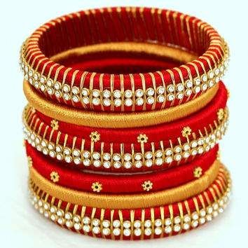 Behsoko Silk Thread Bangles 03