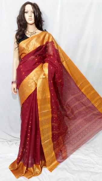 Tant Cotton Saree Without Blouse 05