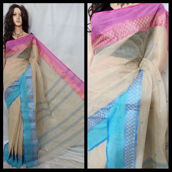 Tant Cotton Saree Without Blouse 05