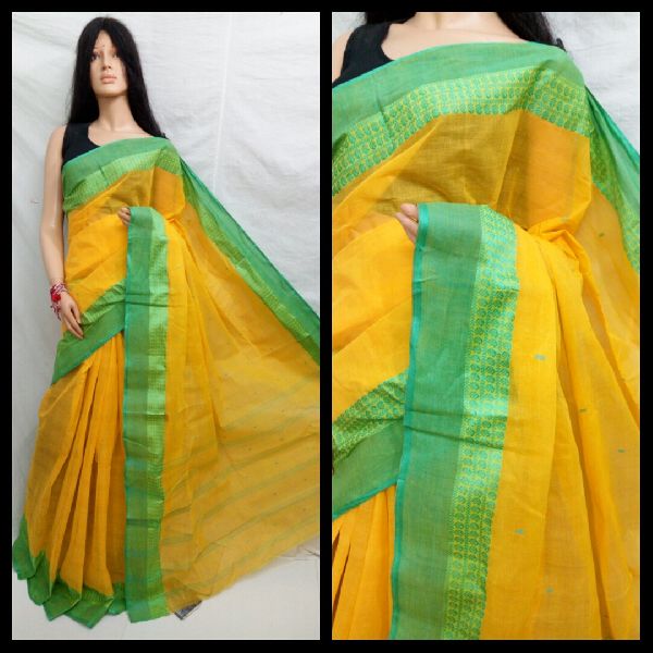 Tant Cotton Saree Without Blouse 06
