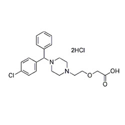 Levo Cetirizene Hydro Chloride Graph