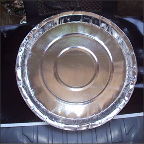 Silver Laminated Paper Thali