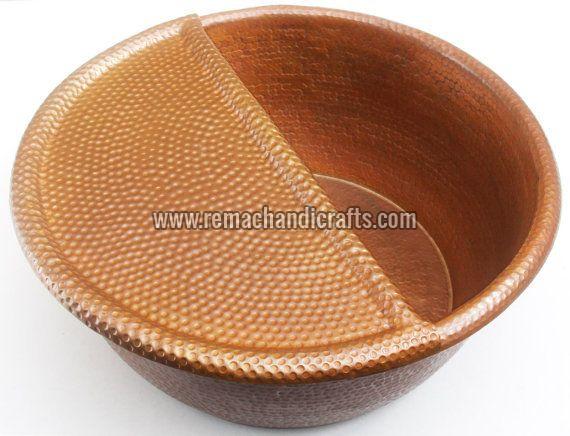 Hammered Copper Pedicure Bowl