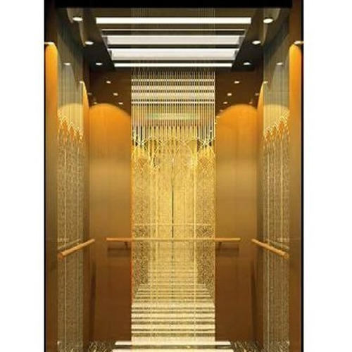 Golden Elevator Cabin