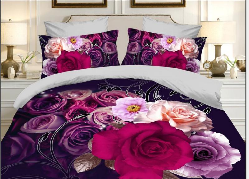 5D Designer Double Bed Sheet 02