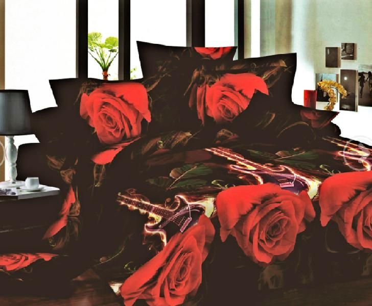 5D Designer Double Bed Sheet 05