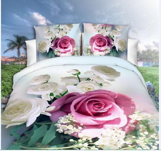 5D Designer Double Bed Sheet 09