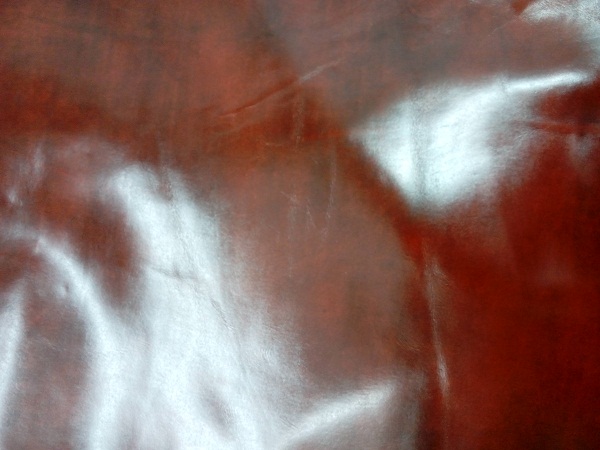 Shiny Distress Cow Leather