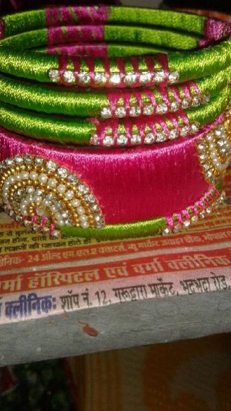 Silk Thread Bangle 02