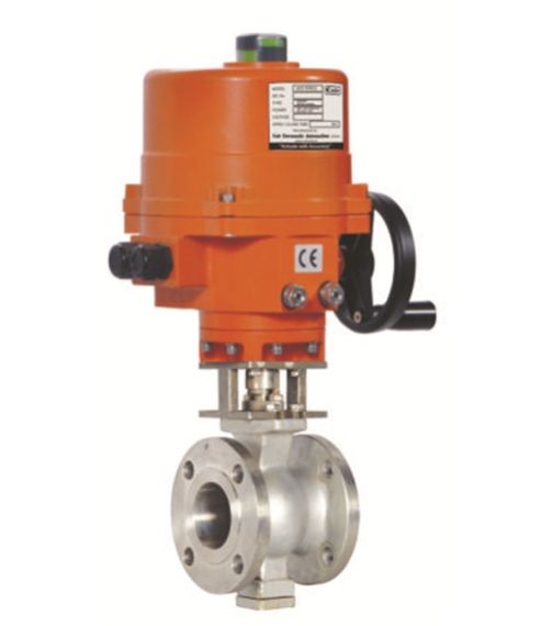 Electric Actuator V - Notch Design Ball Valve