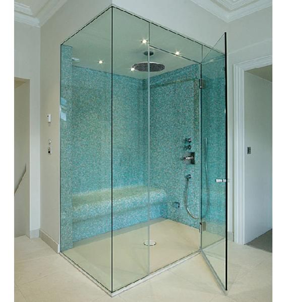 Frameless Glass Shower Partitions