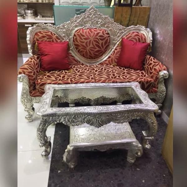 Silver Plated Sofa 04