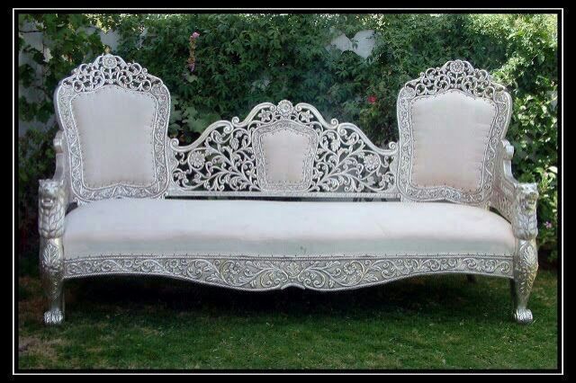 Silver Plated Sofa 06