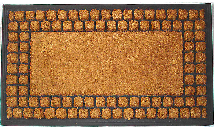 Brushed Rubberised Coir Mat (LE-86049)