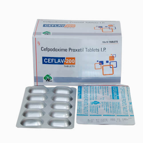 Cefpodoxime Proxetil IP 200 mg Tablets