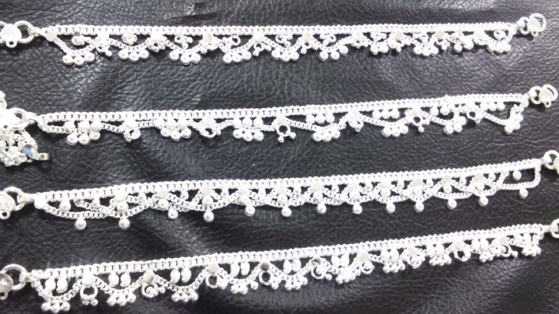 Handmade Silver Anklet 01