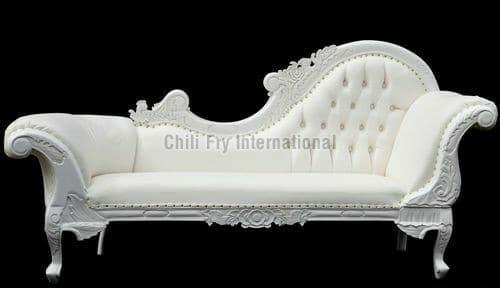 white fairy  sofa cum couch