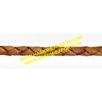 Flat Braided Leather Cord (HE-BFLC-02)