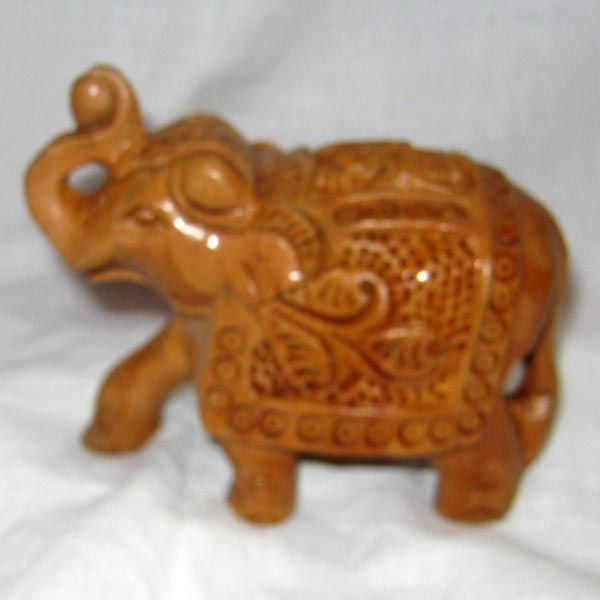 Wooden Elephant Statue (2.5 Inch)