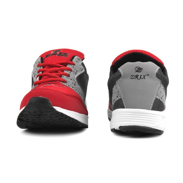 8004 ZRIX Mens Grey & Red Shoes 02