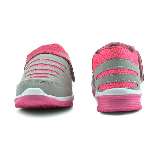 Ladies Grey & Pink Shoes 02