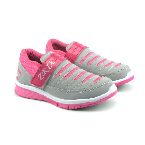 Ladies Grey & Pink Shoes