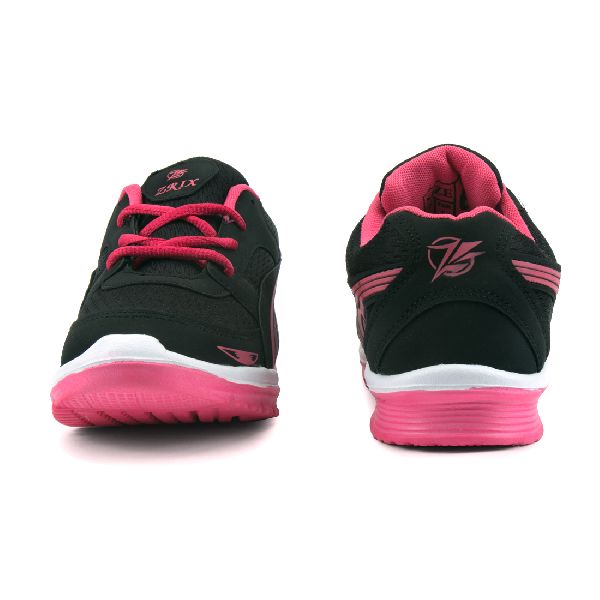 Ladies Black & Pink Shoes 02