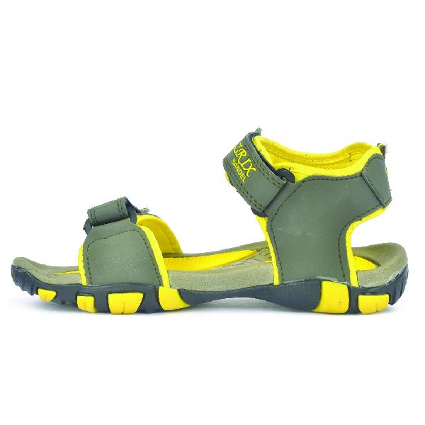 SDZ 112 Mens Mehndi & Yellow Sandals 03