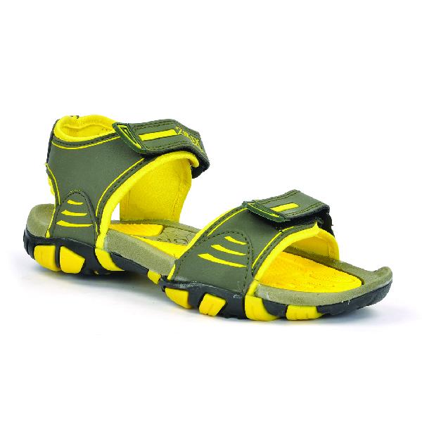 SDZ 113 Mens Mehndi & Yellow Sandals 05