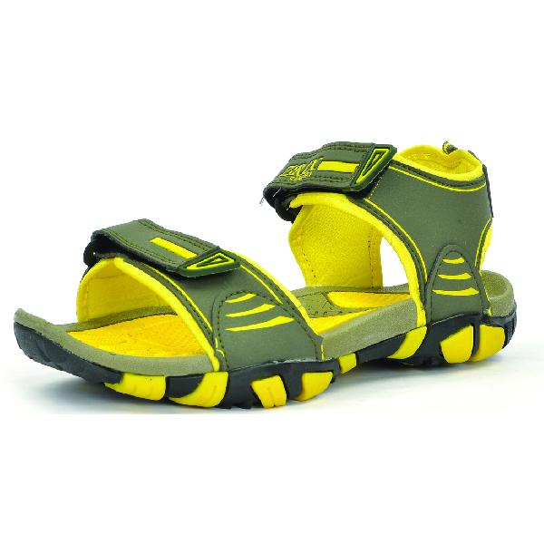 SDZ 113 Mens Mehndi & Yellow Sandals 06