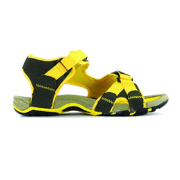 SDZ 115 Mens Mehndi & Yellow Sandals 02