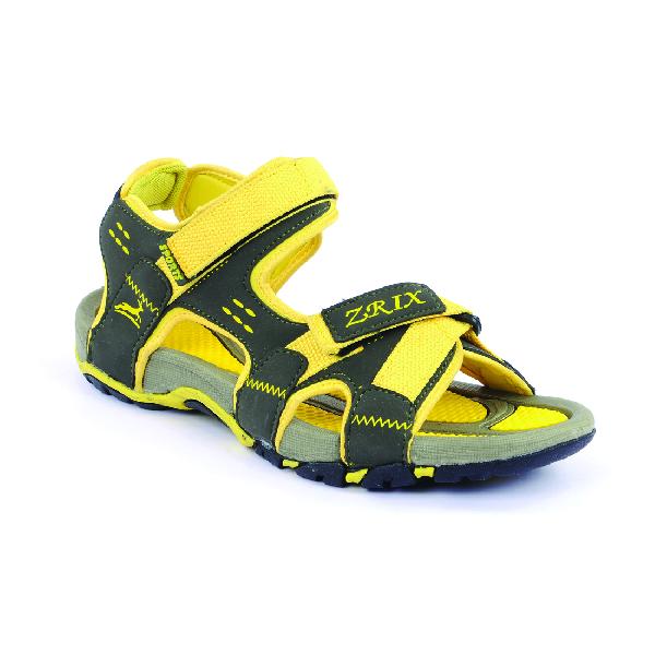 SDZ 115 Mens Mehndi & Yellow Sandals 04