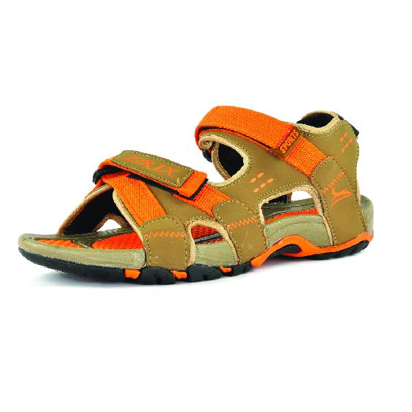 SDZ 115 Mens Mouse & Orange Sandals 01
