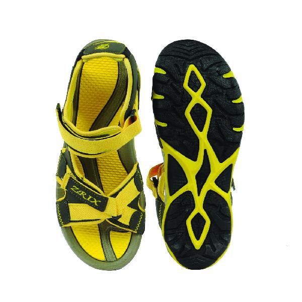 SDZ 115 Mens Mehndi & Yellow Sandals