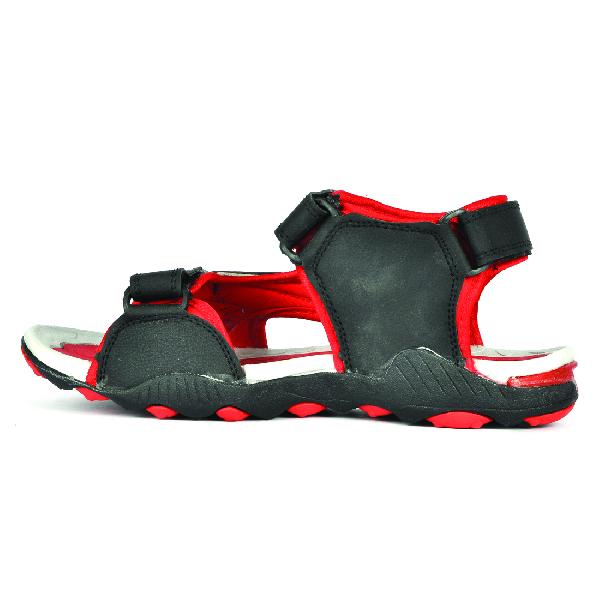 SDZ 118 Mens Black & Red Sandals